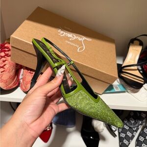 Gucci Green Women's Heels